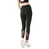 Yeni İnci Siyah Yoga Fitness Pilates Koşu Sporcu Taytı, S, OZLMT112YNC, SİYAH, Kadın