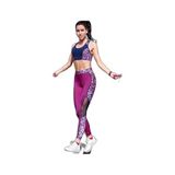 Yeni İnci Sporcu Tayt Yoga Fitness Pilates Koşu, XL, OZLMT132YNC, FUŞYA, Kadın