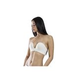 Yeni İnci Straplez Balensiz Dolgulu Hafif Sütyen BR103, Ekru, 75B