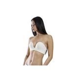 Yeni İnci Straplez Balensiz Dolgulu Hafif Sütyen BR103, Ekru, 80B
