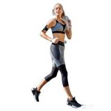 Yeni İnci T140 Gri (yoga-fıtness-pilates-koşu) Sporcu Kapri Taytı Tek Alt