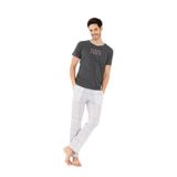 Yeni Inci Yarım Kol Erkek Pijama Takım EPJ839 - XL - Antrasit