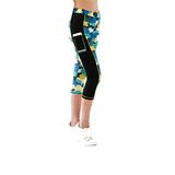Yeni İnci Yoga Fitness Pilates Koşu Sporcu Taytı, M, OZLMT135YNC, DESEN, Kadın