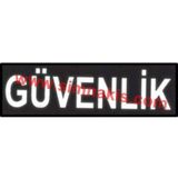 Yeni Kamu Özel Güvenlik Personeli Pantolon Cep Kapağı Arması Bej - Siyah