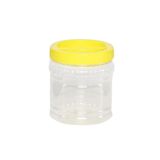 YENİ KOÇ PLASTİK 10 Adet Plastik Kavanoz Pet Bidon Saklama Kabı 1 Litre 10 Adet Turşu Salça Kavanozu 1000ML