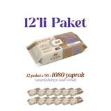 Yeni Lavanta Kokulu Islak Mendil 12x90 Pk 1080 Yaprak Doğal Esans , Geri Dönüştürülebilir Kumaş
