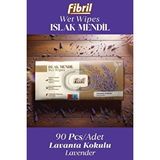 Yeni Lavanta Kokulu Islak Mendil 3x90 Pk 270 Yprk Doğal esans , geri dönüştürülebilir kumaş