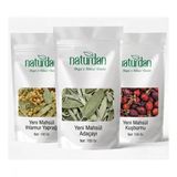 Yeni Mahsül Ihlamur Yaprağı - Adaçayı - Kuşburnu (3X Doğal Bitki Çayı 100 Gr) Set (