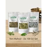 Yeni Mahsül Kekik Otu - Mersin Yaprağı - Okaliptüs Yaprağı (3X Doğal 100 Gr) Set