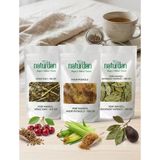 Yeni Mahsül Kiraz Sapı - Mısır Püskülü - Avokado Yaprağı (3X Doğal 100 Gr) Set