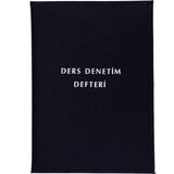 Yeni Merhaba Ders Denetim Defteri Bez Ciltli 100 Yaprak A4