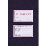Yeni Merhaba Yayıncılık Kan Grubu Kartı 100 Adet 5x8 Cm