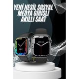 Yeni Model Akıllı Saat Dokunmatik Ekran Unisex Amoled Ekran 44 mm - Çok Renkli - 35 - 48 mm