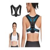 Yeni Model Kamburluk Önleyici Omuz Dik Duruş Korsesi Unisex Deri Desenli Kemerli
