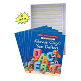 Yeni Müfradat Güzel Yazı Defteri A4 19x27 cm 24 Yaprak 6 Adet Standart Kılavuz Çizgili Yazı Defteri Satır Aralıklarına Uygun
