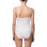 Yeni NBB Kadın %100 Pamuklu Terletmeyen İp Askılı Çıtçıtlı Body Atlet - XL - Beyaz
