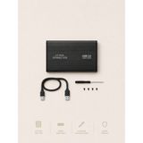 Yeni Nesil 2.5 Inç Sata HDD SSD Harici Disk Kutusu USB 3.0 Yüksek Hızlı Taşınabilir Hard Disk Çevirici Kasa Windows Mac Uyumlu Tak Çalıştır