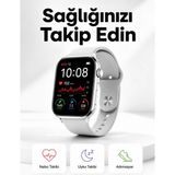 Yeni Nesil Akıllı Saat Adımsayar, Gps, Nabız Ölçer, Uyku ve Sağlık Takibi - Turuncu