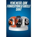Yeni Nesil Akıllı Saat Müzik Dinleme Bildirim Görme Sesli Asistan Desteği