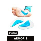 Yeni Nesil Anatomik Boşluk Doldurucu Jel Düz Tabanlık Ark Desteği Silikon Ayak Tabanlığı