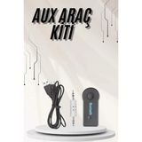 Yeni Nesil Bluetooth Aux Araç Kiti Siyah Tv Tablet Telefon Araç Araba - 1 - Renkli
