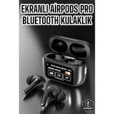 Yeni Nesil Bluetooth Kulaklık Ekranlı Yüksek Ses Kaliteli Uzun Şarj Süreli ( Lisinya )