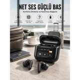 Yeni Nesil Bluetooth Kulaklık Ekranlı Yüksek Ses Kaliteli Uzun Şarj Süreli Midastech - Çok Renkli