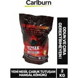 Yeni Nesil Çıra Odun Gerektirmez Çabuk Tutuşan Tek Kibritle Yüksek Isıyla Yanan Mangal Kömürü 2 kg - 1 Adet