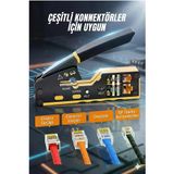 Yeni Nesil Ez Rj45 Pense 8p8c Utp Sıkma Pensesi Rj11 Rj12 Rj45 Ethernet Konektörü Sıkma Kesme Soyma Modem Ağ Network Ürünleri