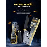 Yeni Nesil Ez Utp 8P8C CAT7/CAT6A/CAT5/CAT6EZ Yeni Nesil Sıkma Pensesi RJ45 RJ12 Crimper Pense Network Aksesuarları Aleti