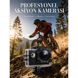 Yeni Nesil Full Hd Görüntü Kalitesi Sunan Kompakt Aksiyon Kamerası 1080P - SPTROT3681-8355