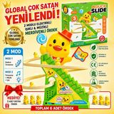 Yeni Nesil Işıklı Müzikli Merdiven Tırmanan 6 Küçük Ördek 3+ Yaş Eğitici ve Eğlenceli Çocuk Oyuncak Seti - Yeşil