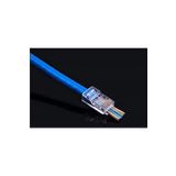 Yeni Nesil Jak Cat5/cat6 Rj45 Konnektör 100 Lü Paket Cat6 Ez Plug Yeni Nesil Delikli