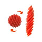 Yeni Nesil Kırmızı Solucan Stres Oyuncağı Top Anahtarlıklı Model 2 Özellikli Vıp New Red Fıdget Worm