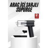Yeni Nesil Mini Vakumlu Araç Süpürgesi El Süpürgesi Şarjlı ( Lisinya )