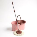 Yeni Nesil Paspas ve Mop Seti Mikrofiber Otomatik Pembe