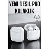 Yeni Nesil Pro Bluetooth Kulaklık Uzun Pil Ömrü Beyaz ( Lisinya )