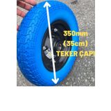Yeni Nesil Pro Patlamaz Pu El Arabasi Tekeri Saglam Uzun Omurlu Rulman Bilyali 350-7