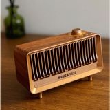 Yeni Nesil Retro Radyo Görünümlü Speaker USB Tf Aux Bluetooth Müzik Kutusu Retro Teleskopik Anten Type-C Şarj Edilebilir Kahverengi B3 (B3 - Kahverengi)