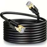 Yeni Nesil RJ45 Kablo CAT7U/FTP Patch Altın Kaplama Korumalı Yüksek Hızlı 10GB/SN Ağ Lan Ethernet Kablosu 3 Metre