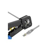Yeni Nesil Rj45 Pense Ezrj45 Sıkma Pensesi Rj11 Rj12 Rj45 Ethernet Konektörü Sıkma Kesme Pensesi 10 Adet Yeni Nesil Delikli Jack Hediyeli