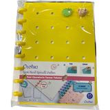Yeni Nesil Spiralli Defter Crotus A5 Yeni Nesil Disk Spiralli B6 Pp Kapak 80 Yp. Çizgili Defteri - Sarı