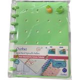 Yeni Nesil Spiralli Defter Crotus A5 Yeni Nesil Disk Spiralli B6 Pp Kapak 80 Yp. Çizgili Defteri - Yeşil