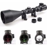 Yeni Nesil Toptancı - YNT 3-9X56Eg Dürbünü Çift Işık Kırmızı,Yeşil Kaynaklı Zoomlu