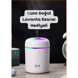 YENİ NESİL TYPE-C GİRİŞLİ Koku Dagıtıcı , Hava Nemlendirici + 2 Flitreli Hediyeli + 1 Koku Hediyeli Gece Lambası Hava Bombası Ultrasonik Lavanta Koku Hediyeli - Renkli