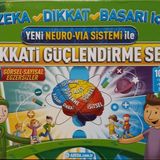 Yeni Neuro Via Sistemi İle Dikkati Güçlendirme Seti 10 Yaş 3 Kitap