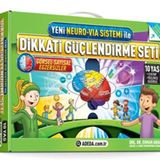 Yeni Neuro-Via Sistemi İle Dikkati Güçlendirme Seti - 10 Yaş - A (3 Kitap)