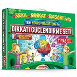 Yeni Neuro-Via Sistemi ile Dikkati Güçlendirme Seti 11 Yaş (3 Kitap)