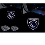 Yeni Peugeot Kapı Altı Logosu 2 Adettir Pilli Ve Mesafe Sensörlüdür Yapıştırmalı Üründür