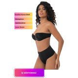Yeni Seri Kaymaz Kadın Toparlayıcı Sıkılaştırıcı Vücut Şekillendirici Lazer Kesim String Korse